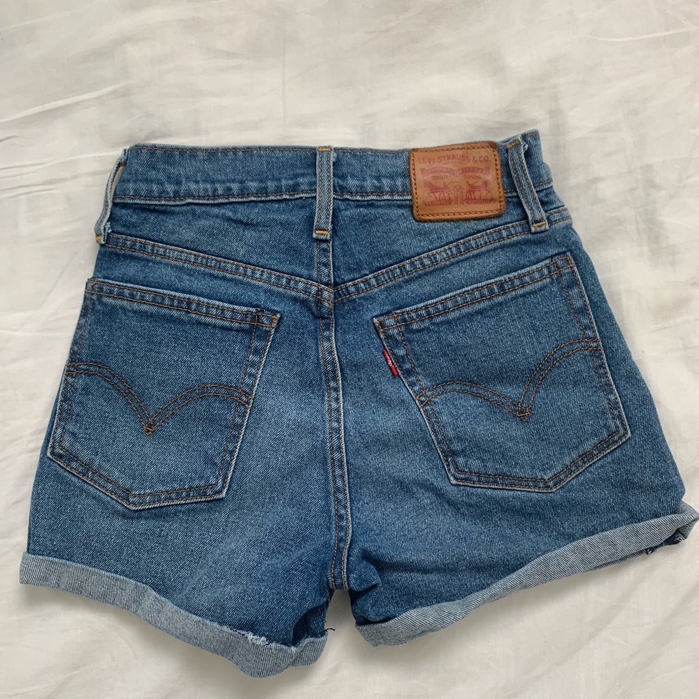 Levi's Blue Jean Shorts for Women - Picture 2 of 2